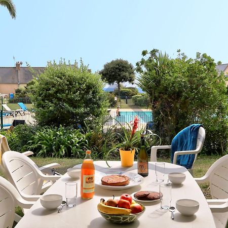 Localise - A06 - Entierement De Plain-Pied Avec Petite Vue Mer - Donnant Sur La Piscine Et Le Jardin - Wifi Inclus - Draps Inclus - Guilvinec Luaran gambar