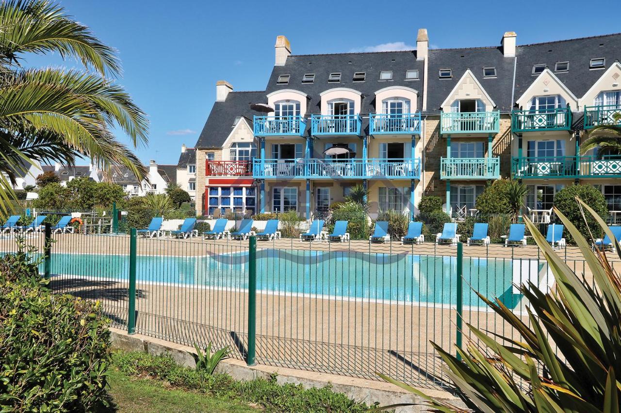 Localise - A06 - Entierement De Plain-Pied Avec Petite Vue Mer - Donnant Sur La Piscine Et Le Jardin - Wifi Inclus - Draps Inclus - Guilvinec Luaran gambar